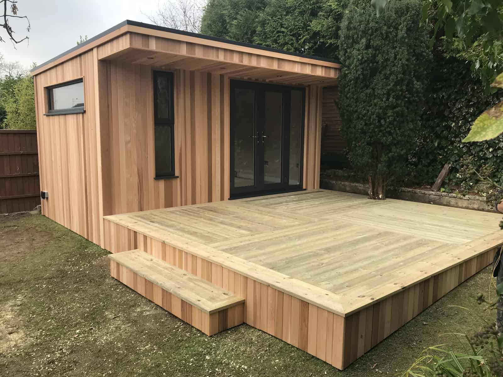 decking around your garden room