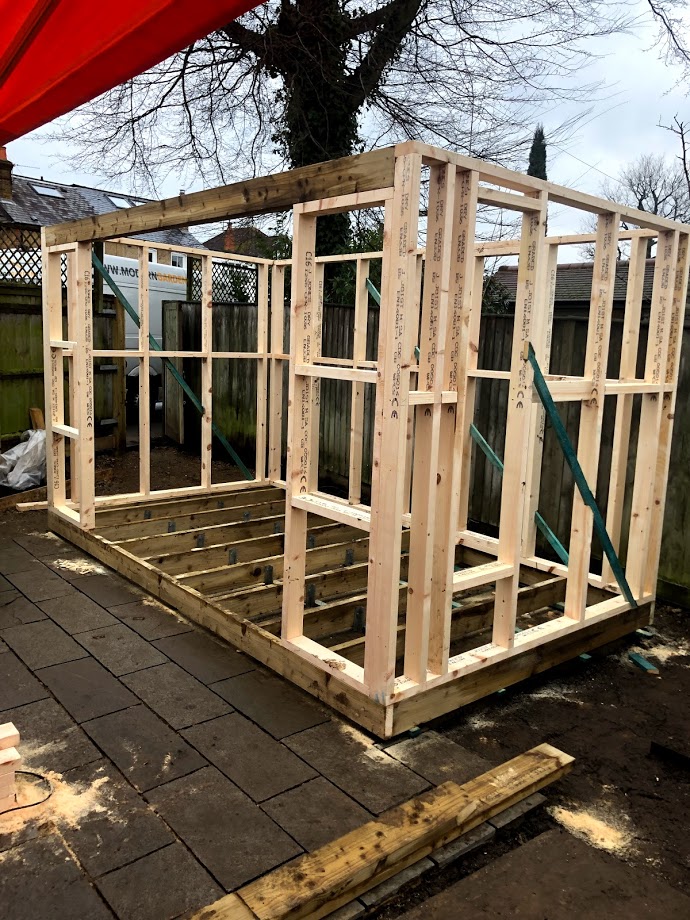 building the outdoor teenager den